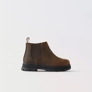Brown Kids Chelsea Boots
